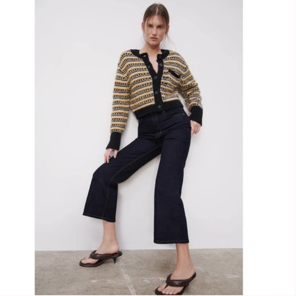 Zara Knit Button Down Sweater - Picture 5 of 8